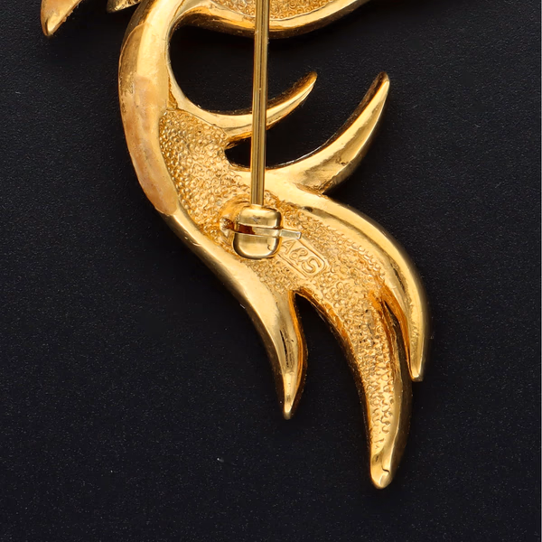 Attwood and Sawyer Signed Vintage Bird of Paradise Brooch