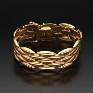 Cartier Five Row 18K Gold Bracelet