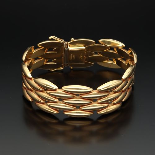 Cartier Five Row 18K Gold Bracelet image-1