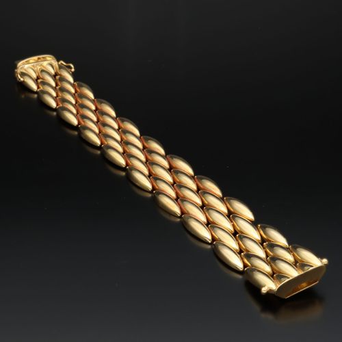 Cartier Five Row 18K Gold Bracelet image-2