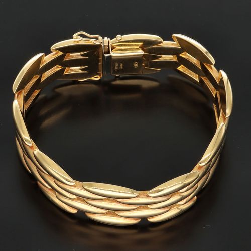 Cartier Five Row 18K Gold Bracelet image-6