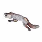 Cold Painted Bronze Figure of a Fox