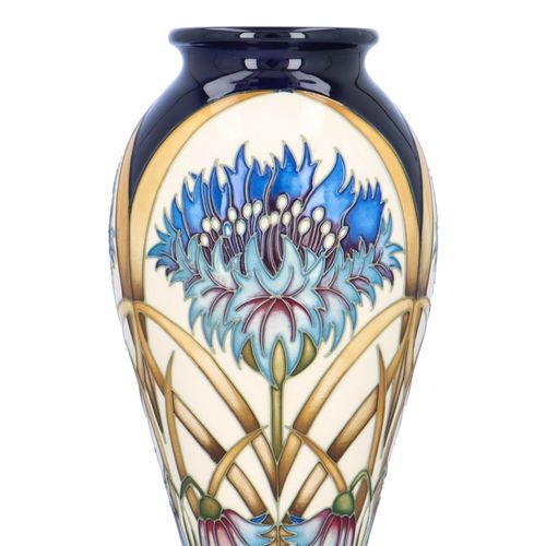 Moorcroft Cornflower Cavalcade Trial Vase image-3