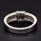 Platinum Art Deco Style Diamond Ring