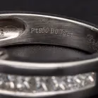 Platinum Art Deco Style Diamond Ring