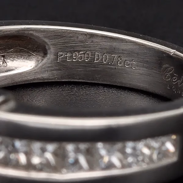 Platinum Art Deco Style Diamond Ring