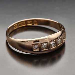 15ct Gold Victorian Diamond Ring