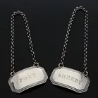 William IV Silver Decanter Labels
