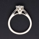 Platinum Diamond Solitaire Ring