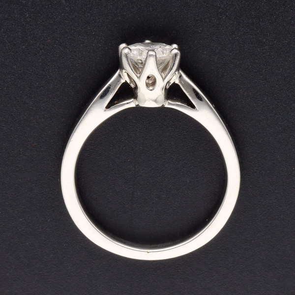 Platinum Diamond Solitaire Ring