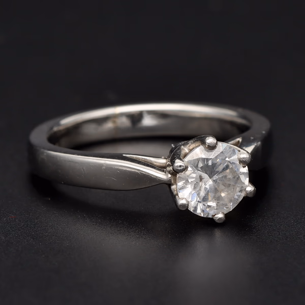 Platinum Diamond Solitaire Ring