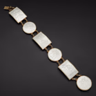 Sterling Silver Meka Thorvaldsen Enamel Bracelet