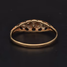 9ct Yellow Gold Sapphire & Diamond Ring