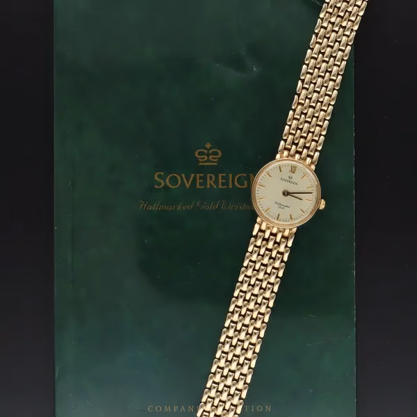 9ct Yellow Gold Sovereign Ladies Watch