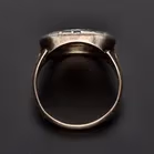 Georgian 15ct Gold Diamond & Sardonyx Cameo