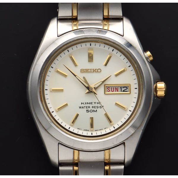 Seiko Kinetic Day Date Watch