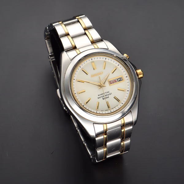 Seiko Kinetic Day Date Watch