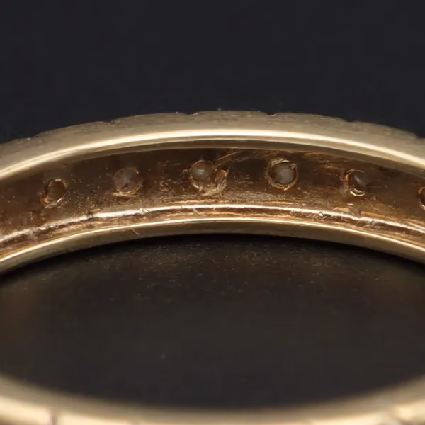 9ct Gold Diamond Full Eternity Ring