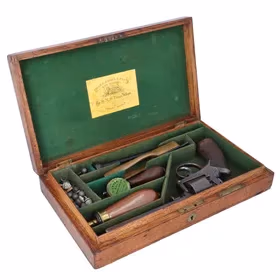 Cased 54 Bore Five Shot Percussion Model 1851 Adams Revolver