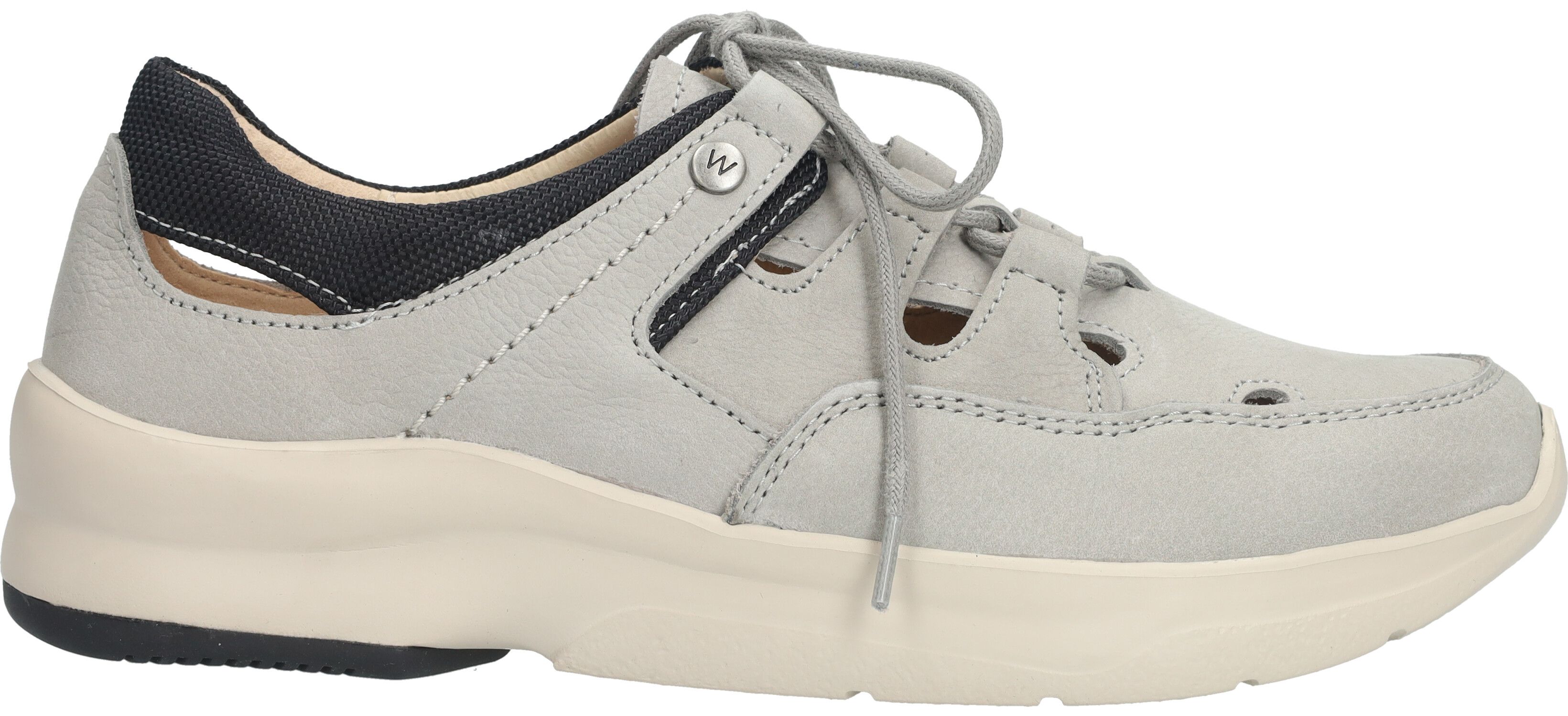 Wolky Veterschoenen Galena lichtgrijs nubuck