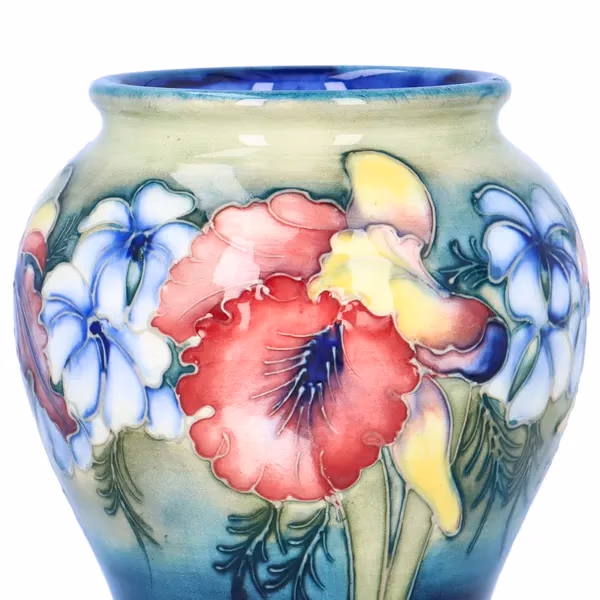 Early 20th Century William Moorcroft Orchid Vase