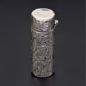 19th Century Silver Perfume Bottle