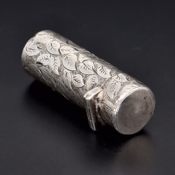 19th Century Silver Perfume Bottle