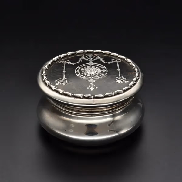 1907 Tortoiseshell & Silver Box
