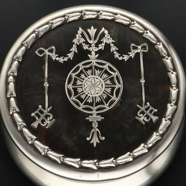 1907 Tortoiseshell & Silver Box