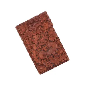 Indian Sandalwood Carved Card Case