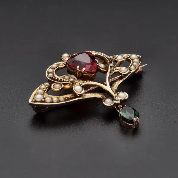 9ct Yellow Gold Original Suffragette Brooch