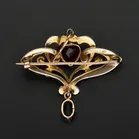 9ct Yellow Gold Original Suffragette Brooch