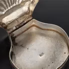 Silver Scallop Shell Pill Box