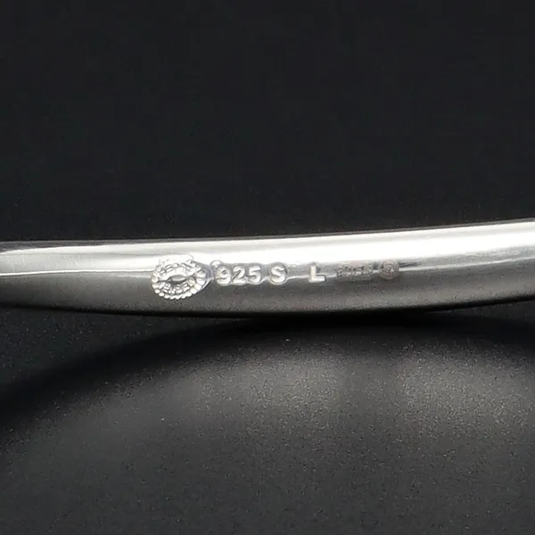 Danish Sterling Silver Open Bangle Offspring by Jacqueline Raburn for Georg Jensen