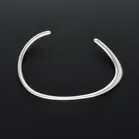 Danish Sterling Silver Open Bangle Offspring by Jacqueline Raburn for Georg Jensen