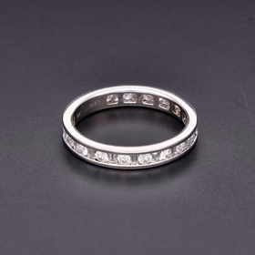 18ct White Gold Diamond Eternity Ring