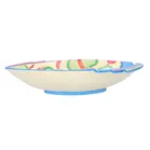 Clarice Cliff Blue Chintz Finned Bowl