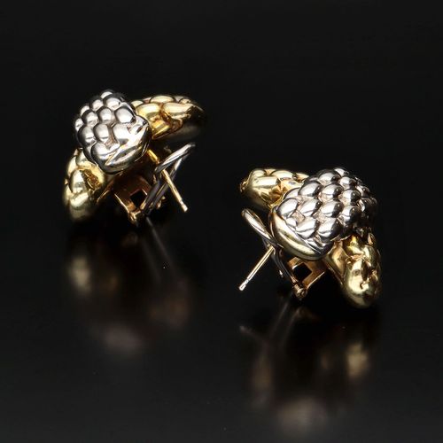 Heavy 18ct Gold Earrings image-3