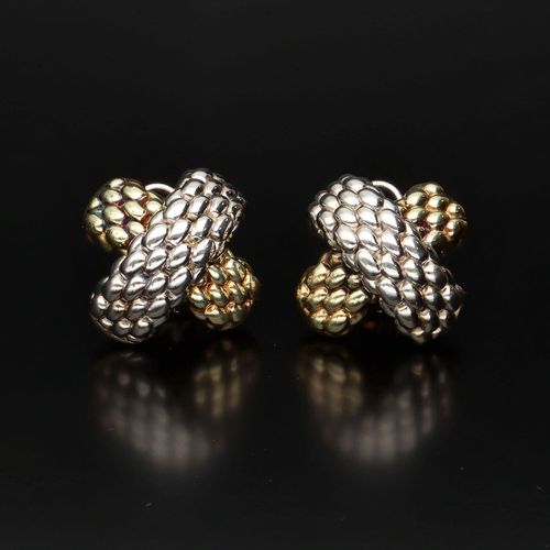 Heavy 18ct Gold Earrings image-2