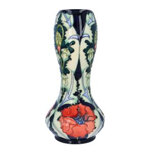 Moorcroft Poppy Gourd Vase