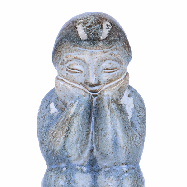 L. Hjorth Seated Girl Figurine