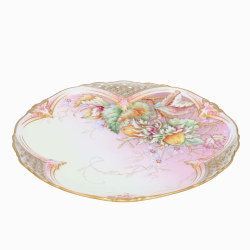 Royal Worcester 19th Century Hand Painted Cabinet Plate image-3