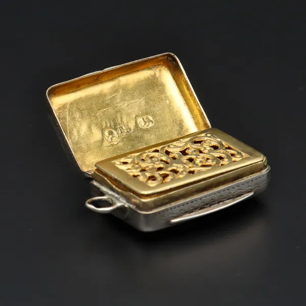 19th Century Silver Vinaigrette