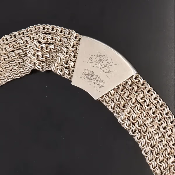 Victorian Silver Necklet