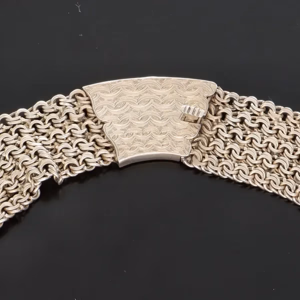 Victorian Silver Necklet