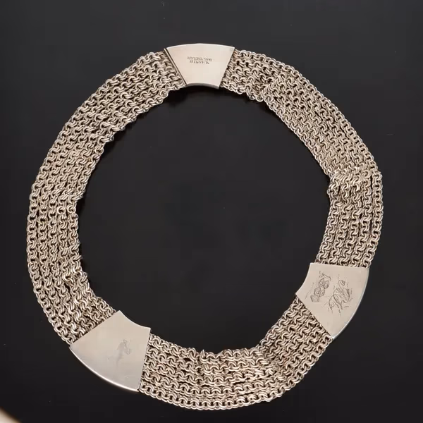 Victorian Silver Necklet