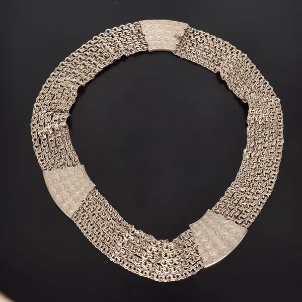 Victorian Silver Necklet