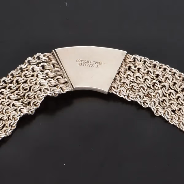 Victorian Silver Necklet
