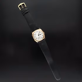 J.W. Benson 9ct Cushion Cased Watch