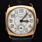 J.W. Benson 9ct Cushion Cased Watch
